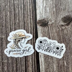 Prairie Girl Floral Sticker Bundle